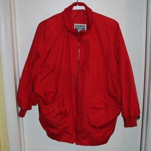 Vintage Women's Climate Zone Red Windbreaker